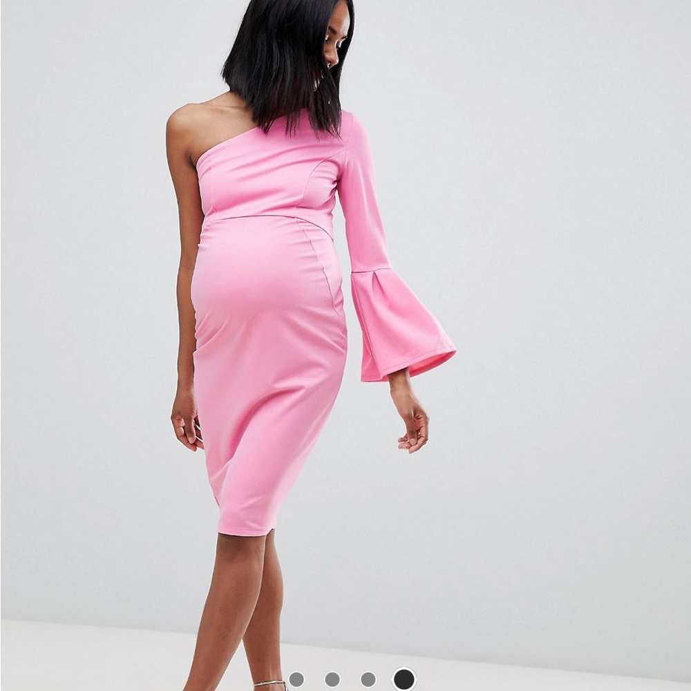 ASOS one sleeve maternity dress